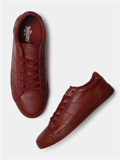 maroon sneakers for men